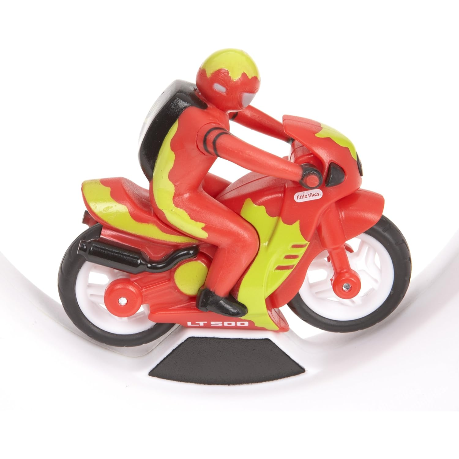 Little Tikes Tire Racers Motorcycle Toy Vehicle with Rolling Tire for Kids 3+