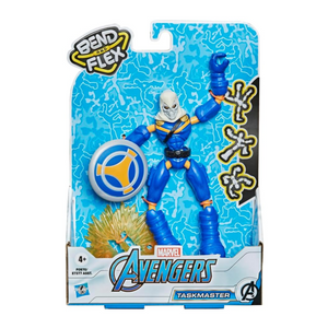 Marvel Avengers Bend and Flex Taskmaster 6 Inch Action Figure Collectible Toy