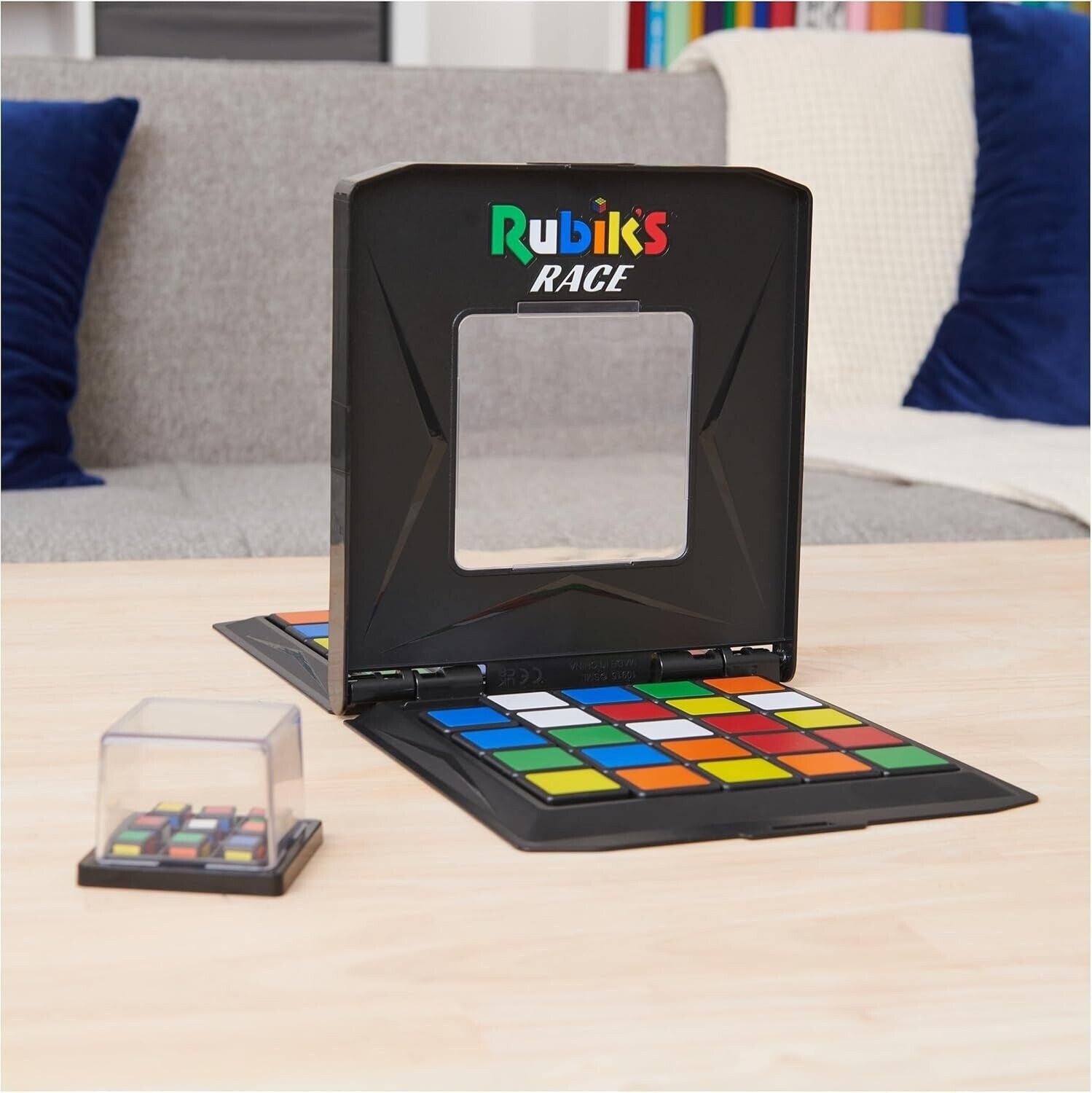 Rubik's Race Classic Fast-Paced Strategy Sequence Brain Teaser Travel Board Gam