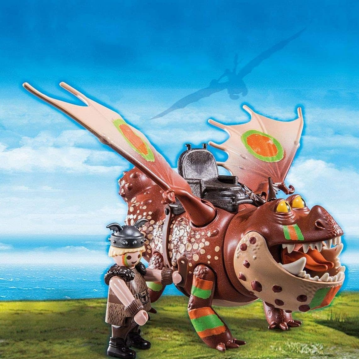 Playmobil How to Train Your Dragon Fishlegs and Meatlug New Toy