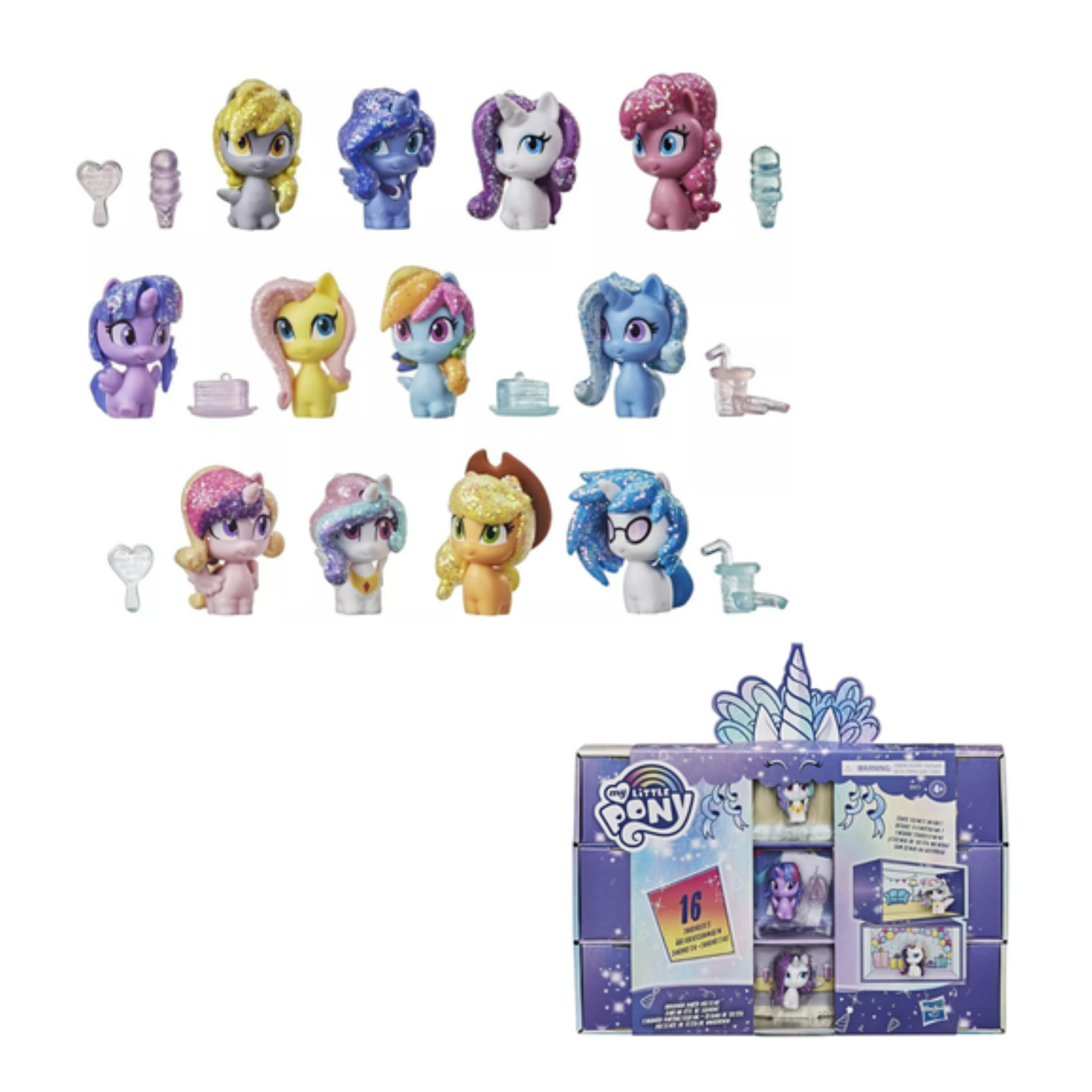 Hasbro My Little Pony Unicorn Party Mini Figure 12-Pack
