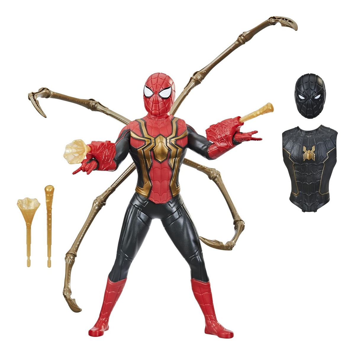 Spiderman No Way Home Deluxe 13-Inch-Scale Web Gear Action Suit Upgrade New Toy