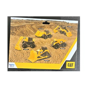CAT Bulldozer Little Mini Machines 8 Pack Caterpillar Loader Dump Truck Toy Car
