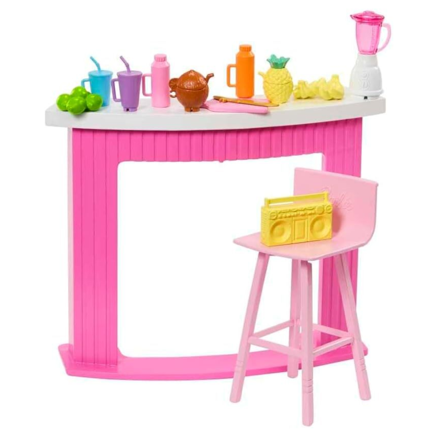 Barbie Story Starter Smoothie Bar Doll House Furniture Playset Accessories
