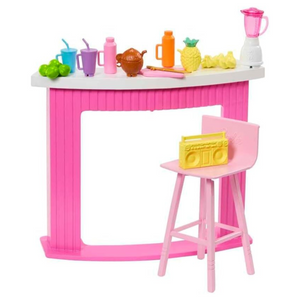 Barbie Story Starter Smoothie Bar Doll House Furniture Playset Accessories