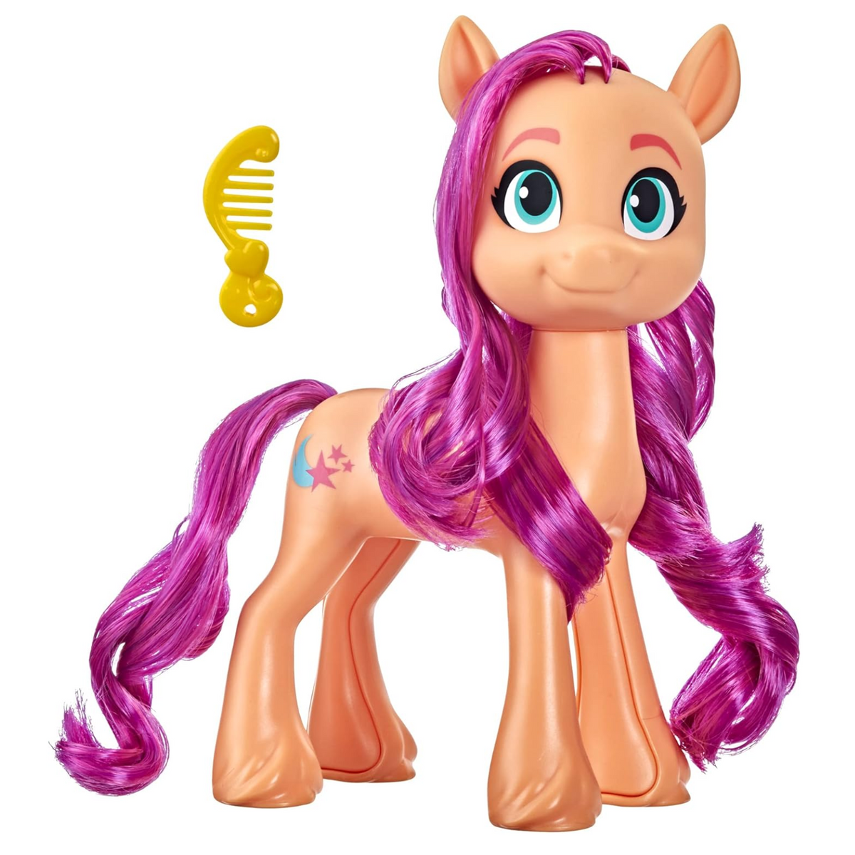 My Little Pony Mega Movie Friends Sunny Starscout New Toy with Comb