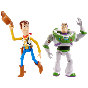 Disney Pixar Toy Story Action Figures 7-inch Woody and Buzz 2-Pack New Toy