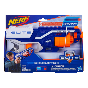 Nerf Elite Disruptor Blaster with 6-Dart Rotating Drum and Slam-Fire Action Toy