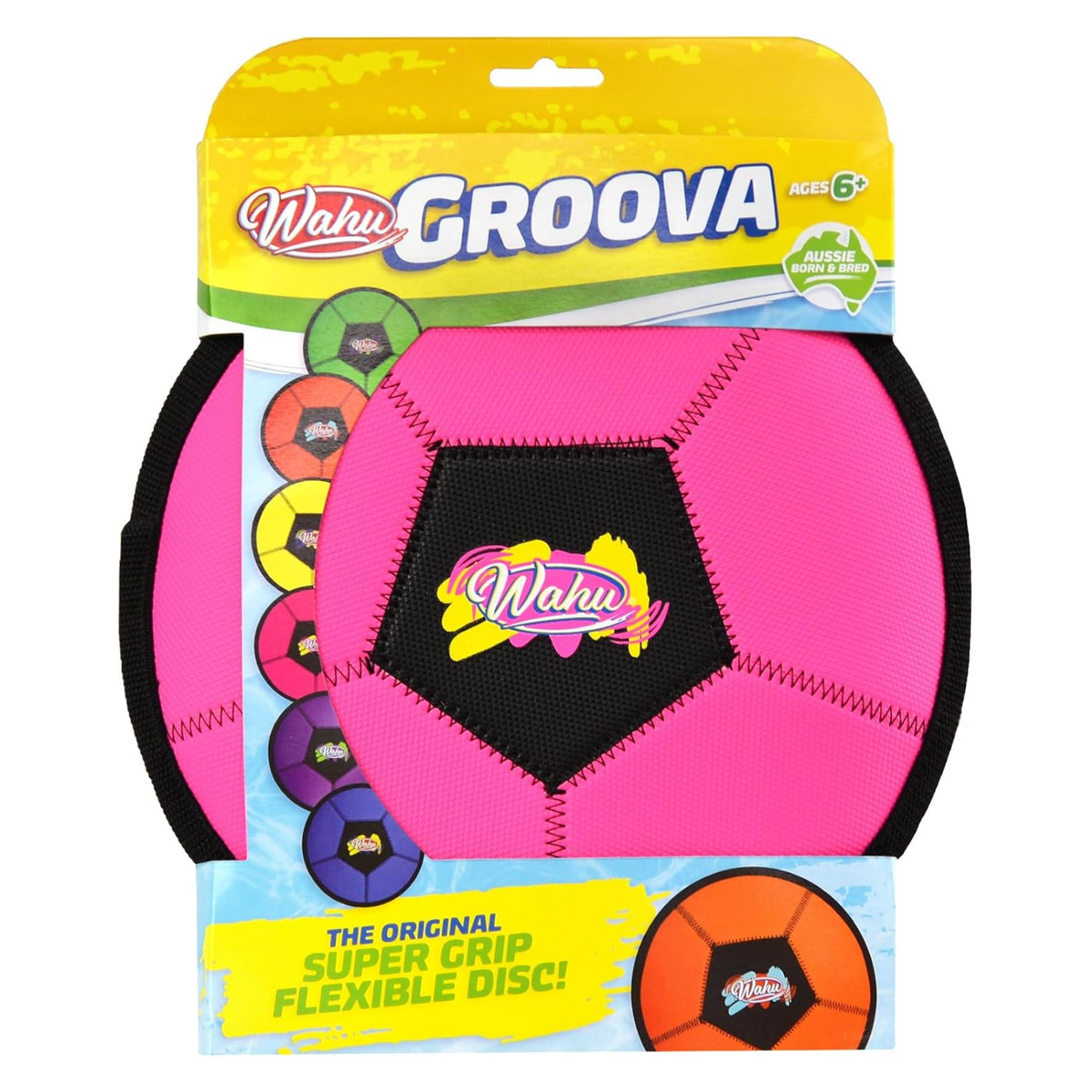 Wahu Pink Groova Flexible Flying Frisbee Disk New Toy Water Play Outdoor Play