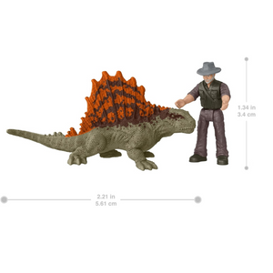 Jurassic World Dominion Minis Battle Pack Dinosaur Figures 4 Dinosaurs 1 Human