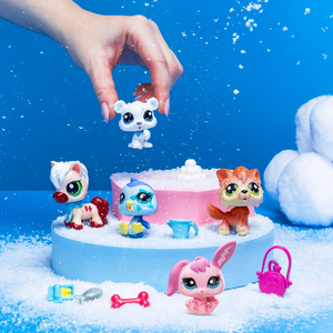 Littlest Pet Shop Winter Besties Collector 5 Pack Accessories Collector Card 4+