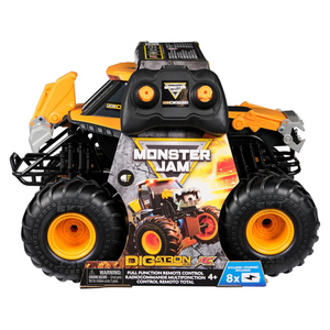 Monster Jam RC JCB Digatron Remote Control Indoor and Outdoor Truck New Toy