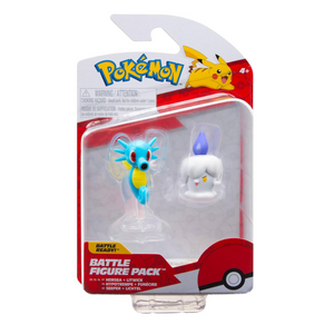 Battle Figure 2 Pack Litwick and Horsea Action Figures Ages 4 + Play