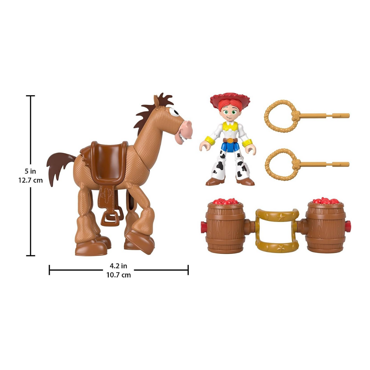 Toy Story Imaginext Jessie Bullseye Play Set 3-inch Action Figure Bullseye Horse