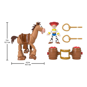 Toy Story Imaginext Jessie Bullseye Play Set 3-inch Action Figure Bullseye Horse