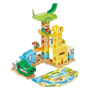 VTech Marble Rush Junior Animal Safari Slide Ages 3+ New Toy Elephant Giraffe