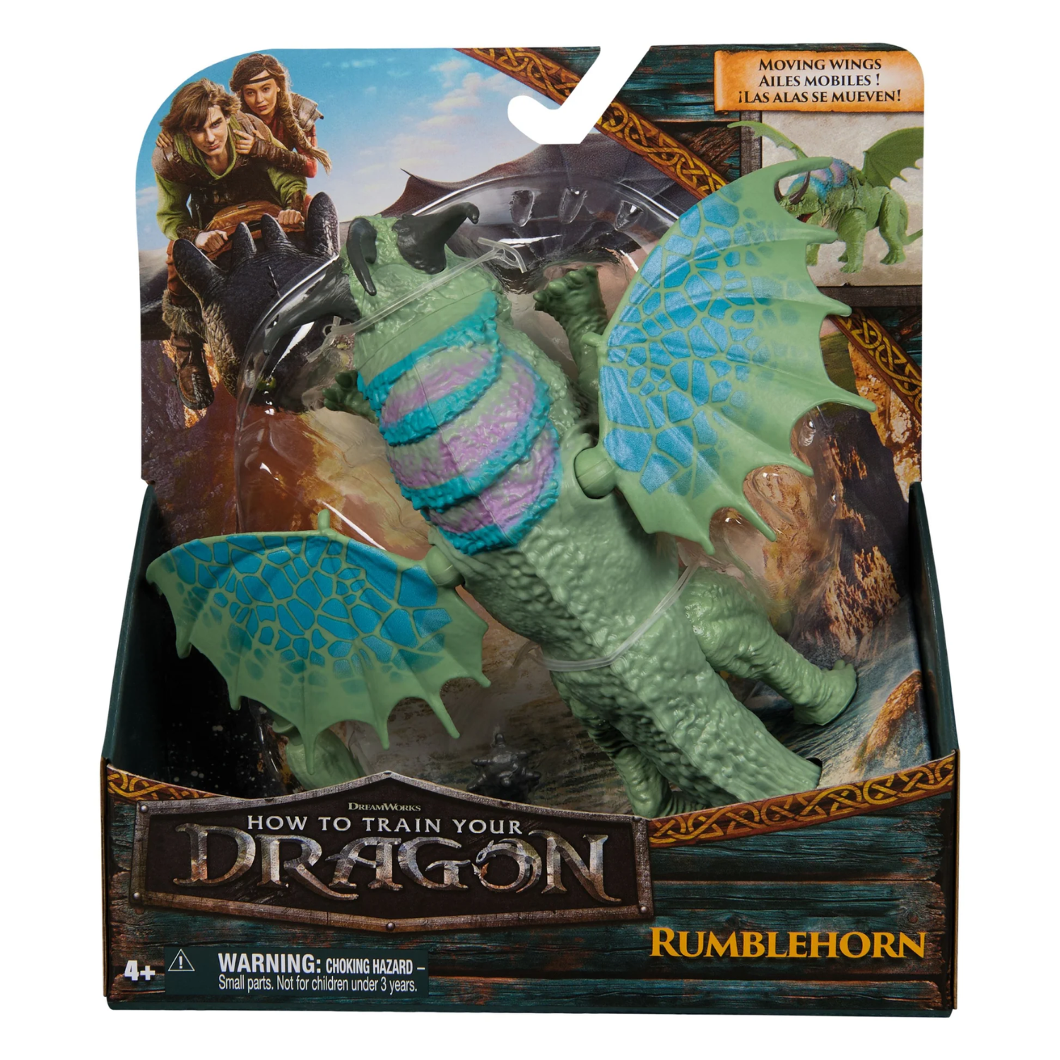 How To Train Your Dragon Rumblehorn New Toy Action Figure