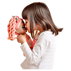 Kindi Kids Summer Peaches Interactive Doll Smoothie and Popsicle Toy for Kids