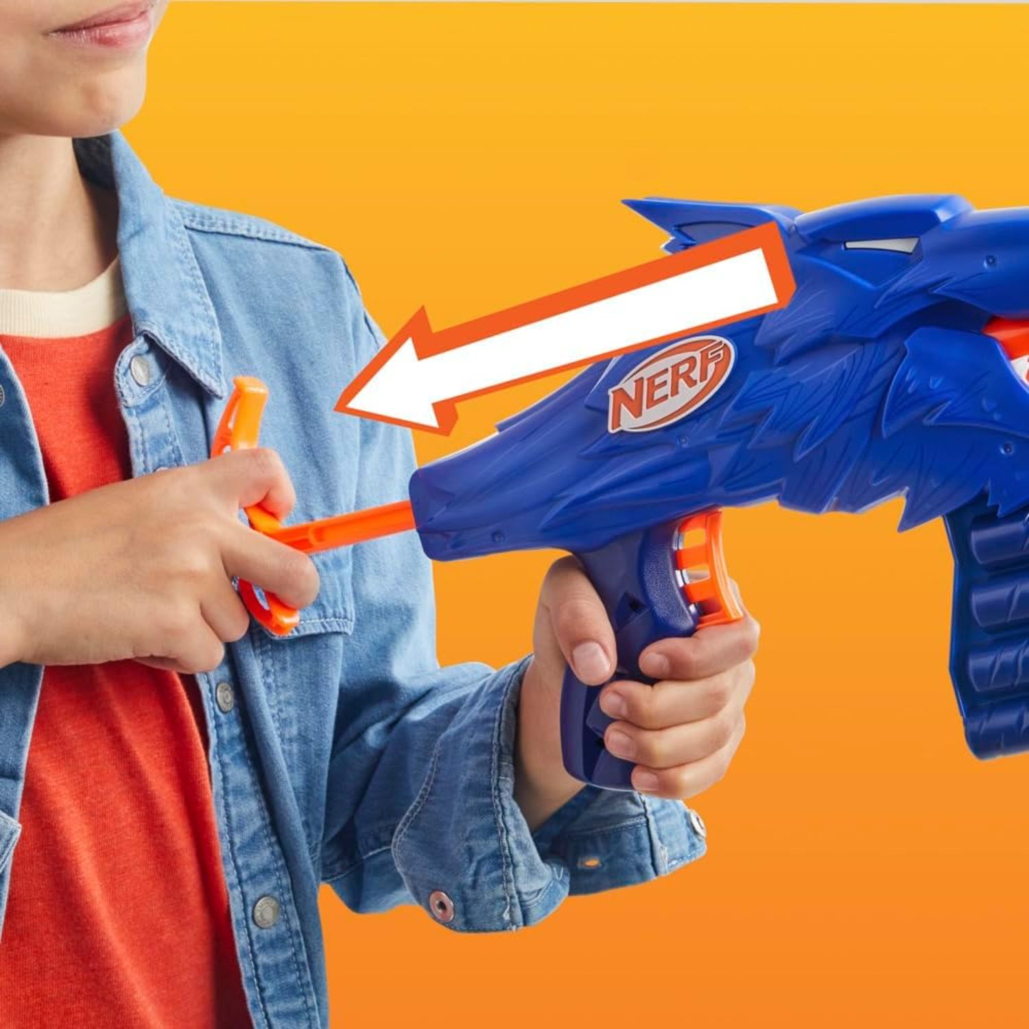 NERF Wild Wolfpack Dual Dart Blaster Set Kids – Easy Load, Lightweight, Ages 6+