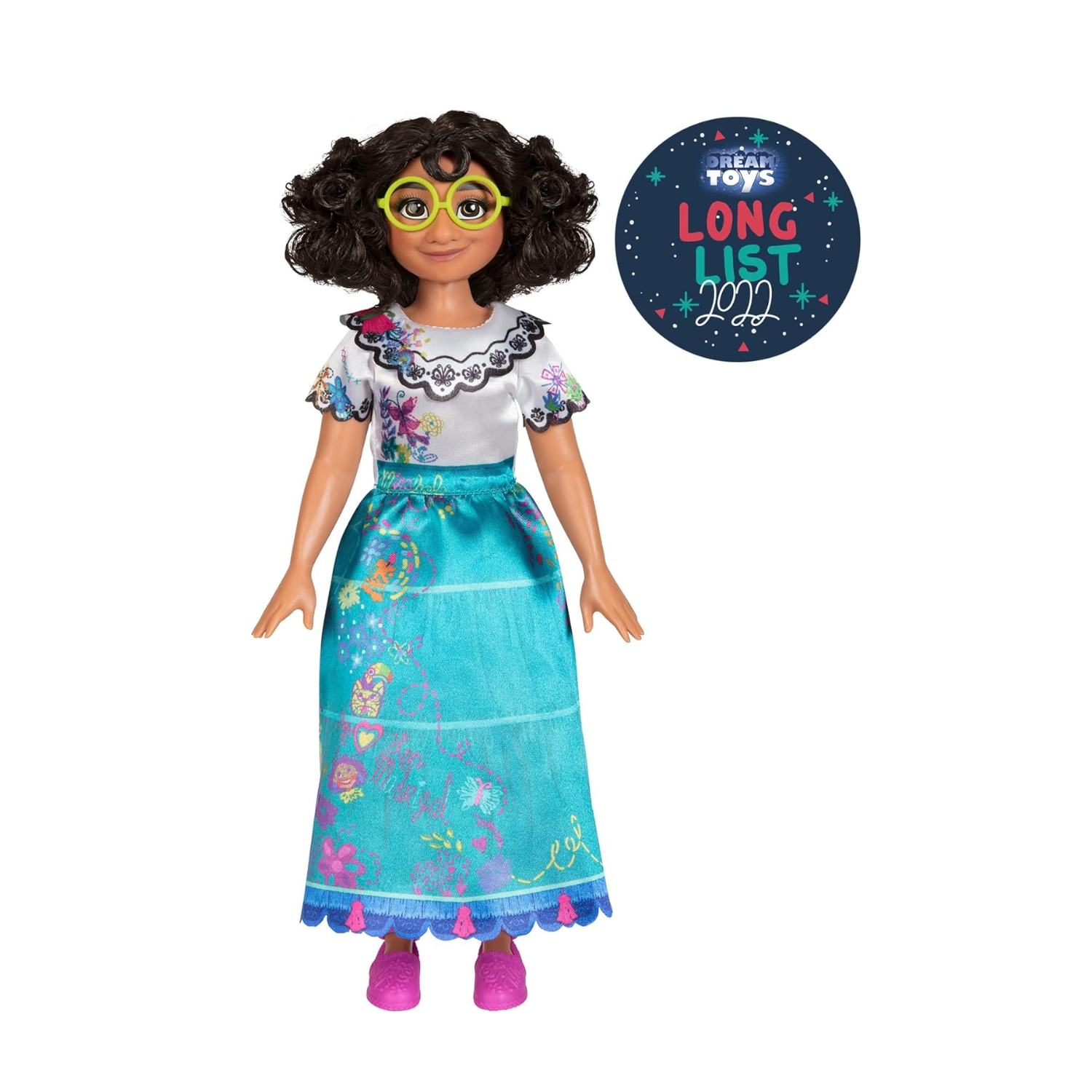 Disney Encanto Mirabel 11" Fashion Doll with Dress Glasses Shoes Kids Toy Ages 3