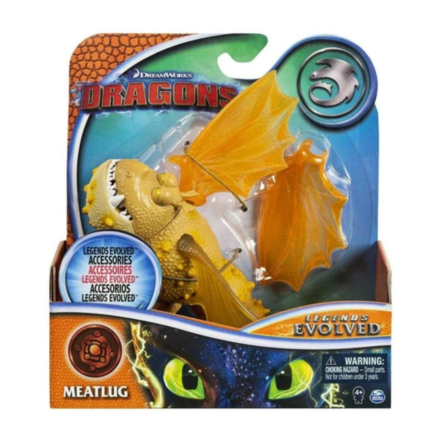 How to Train your Dragon With Moving Parts Legends MeatLug Ages 4+ Toy Play