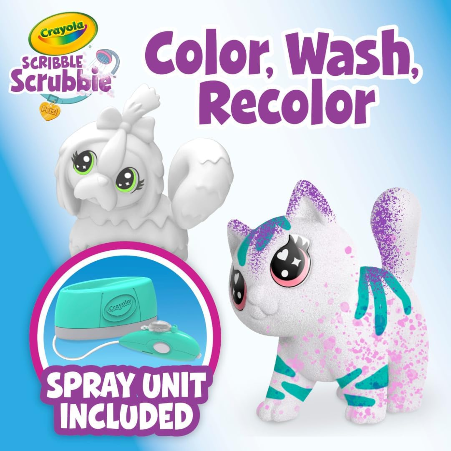 Crayola Scribble Scrubbie Pets Boutique Spray Little Pets Avengers Action 4+
