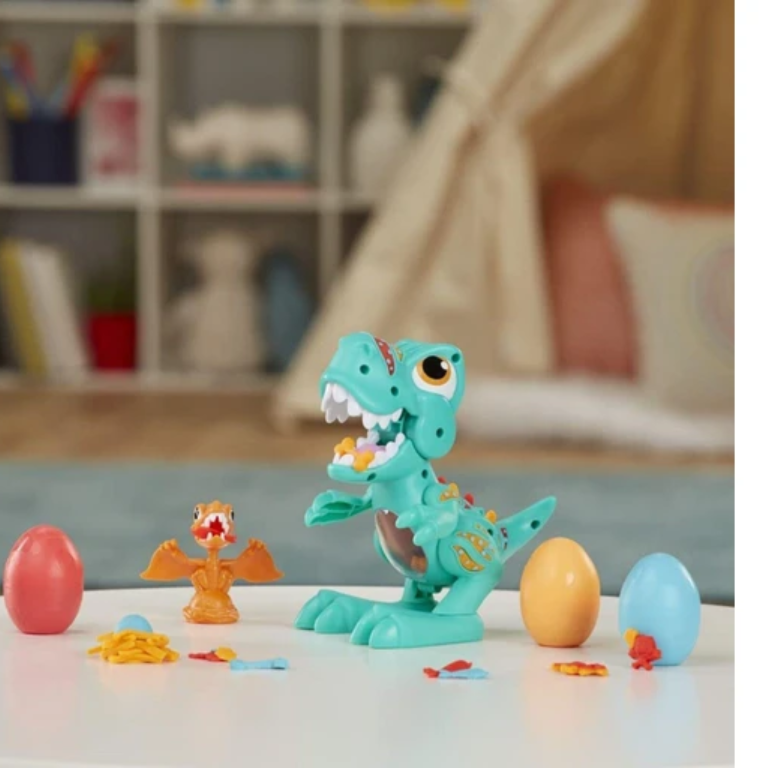 Play-Doh Dino Crew Crunching T-Rex Toy Dinosaur Ages 3+ Toy Dino Playdoh Egg Fun