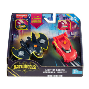 Fisher-Price DC Batwheels Light-Up Racers Redbird & Batwing 1:55 Scale Toy Cars