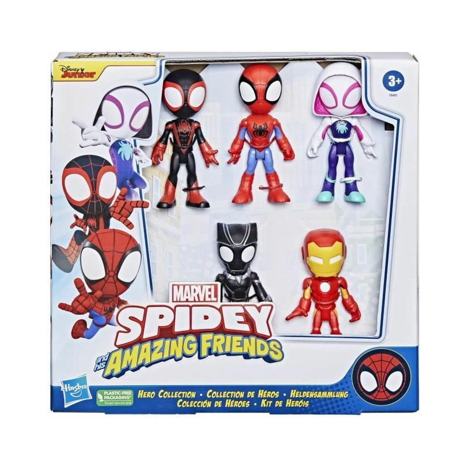 Spidey Hero Collection 6 Figure Playset Ages 3 Plus Action Superhero Pack