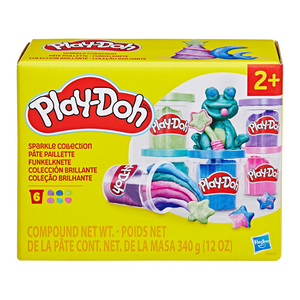 Play-Doh 6 Pack Sparkle Collection Metallic Shine Colors New Toy