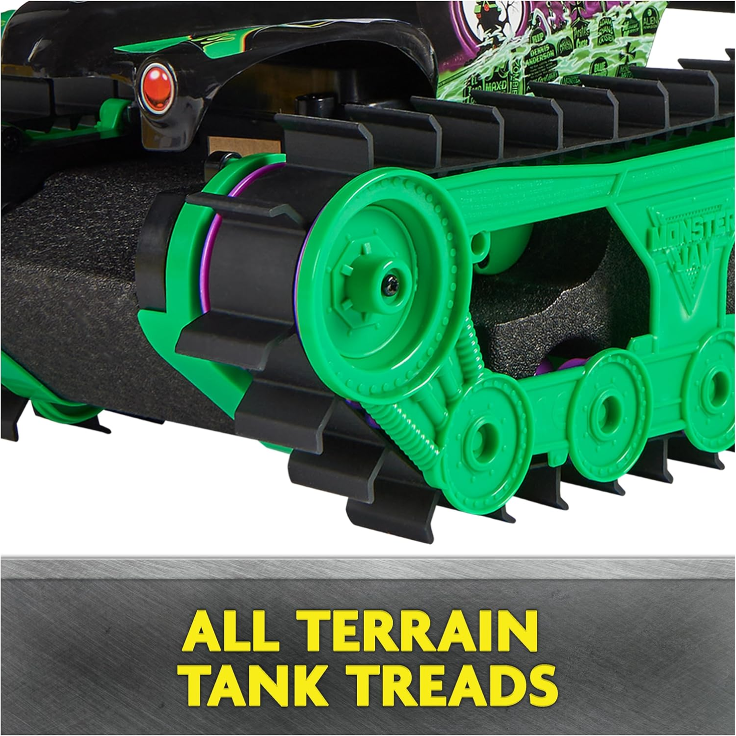 Monster Jam Grave Digger Trax RC 1:15 Scale All Terrain Remote Control Vehicle T