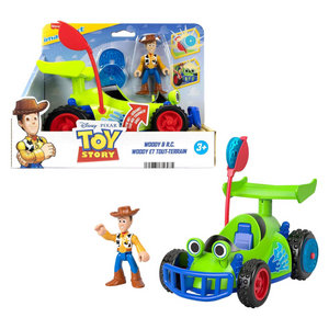 Toy Story Imaginext Woody and R.C Car 3-inch Action Figure Disc Launcher New Toy