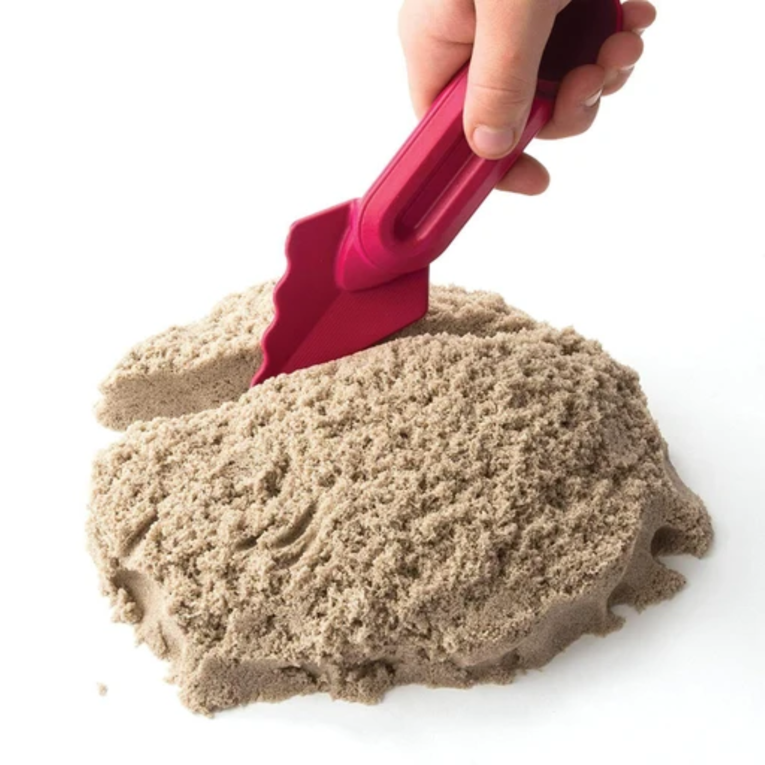 Kinetic Sand Folding Sandbox 3+ Toy Play Build Castle King Queen Watch