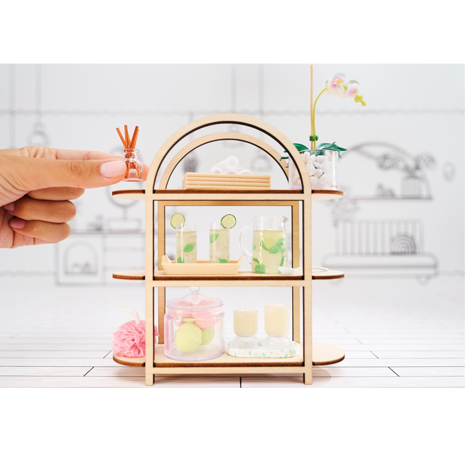 MGA Miniverse Make It Mini Spa Multipack with 5 DIY Collectible Mini Creations