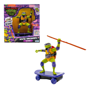 Teenage Mutant Ninja Turtles Donnie Mutant Mayhem Skate Toy TMNT Sewer Shredders