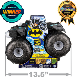 DC Batman RC All-Terrain Batmobile Car Drives on Water Mud Snow Grass