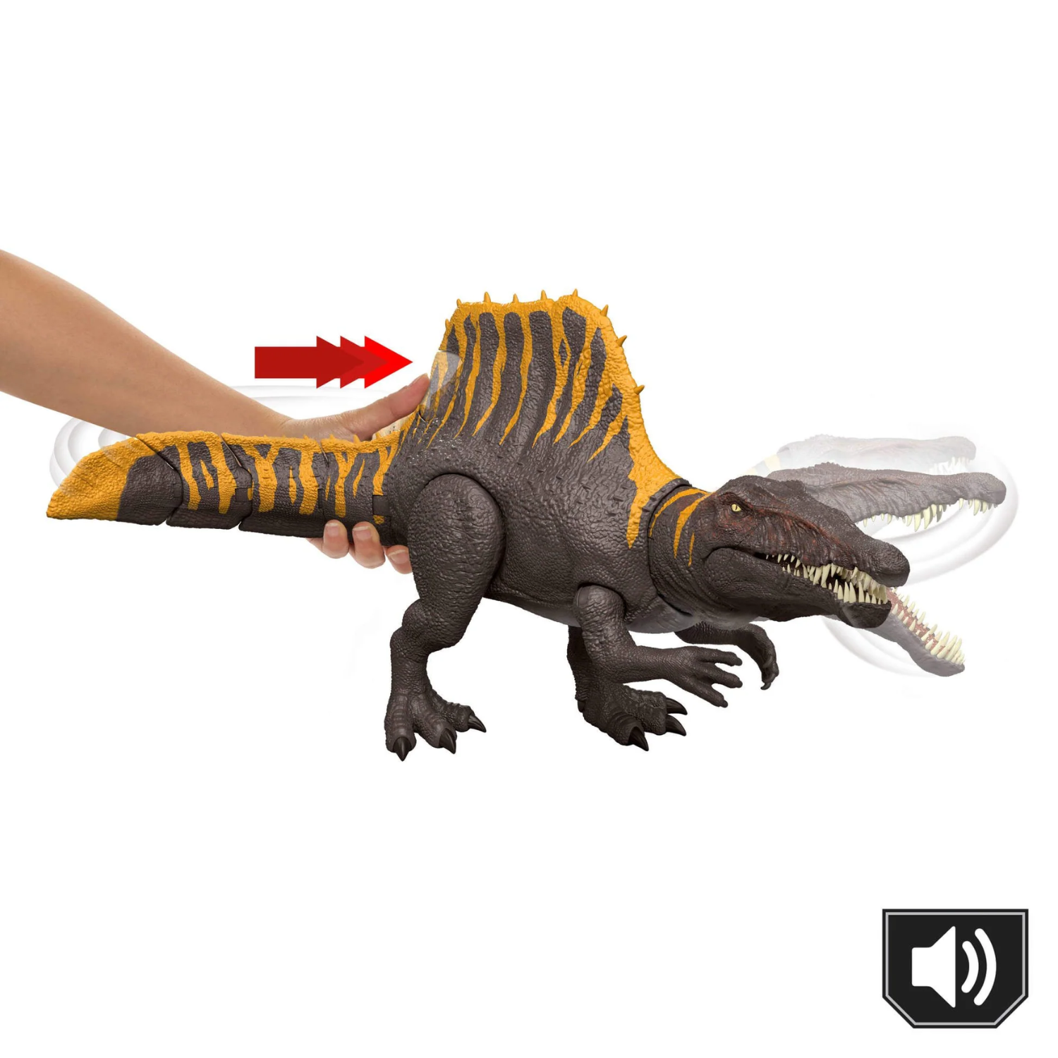 Jurassic World Rebirth Tail Thrasher Spinosaurus New Dinosaurus Toy