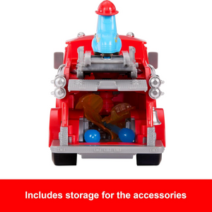 Pixar Cars Firetruck Red & Guido Playset with Flame Targets Water Projectiles 3+