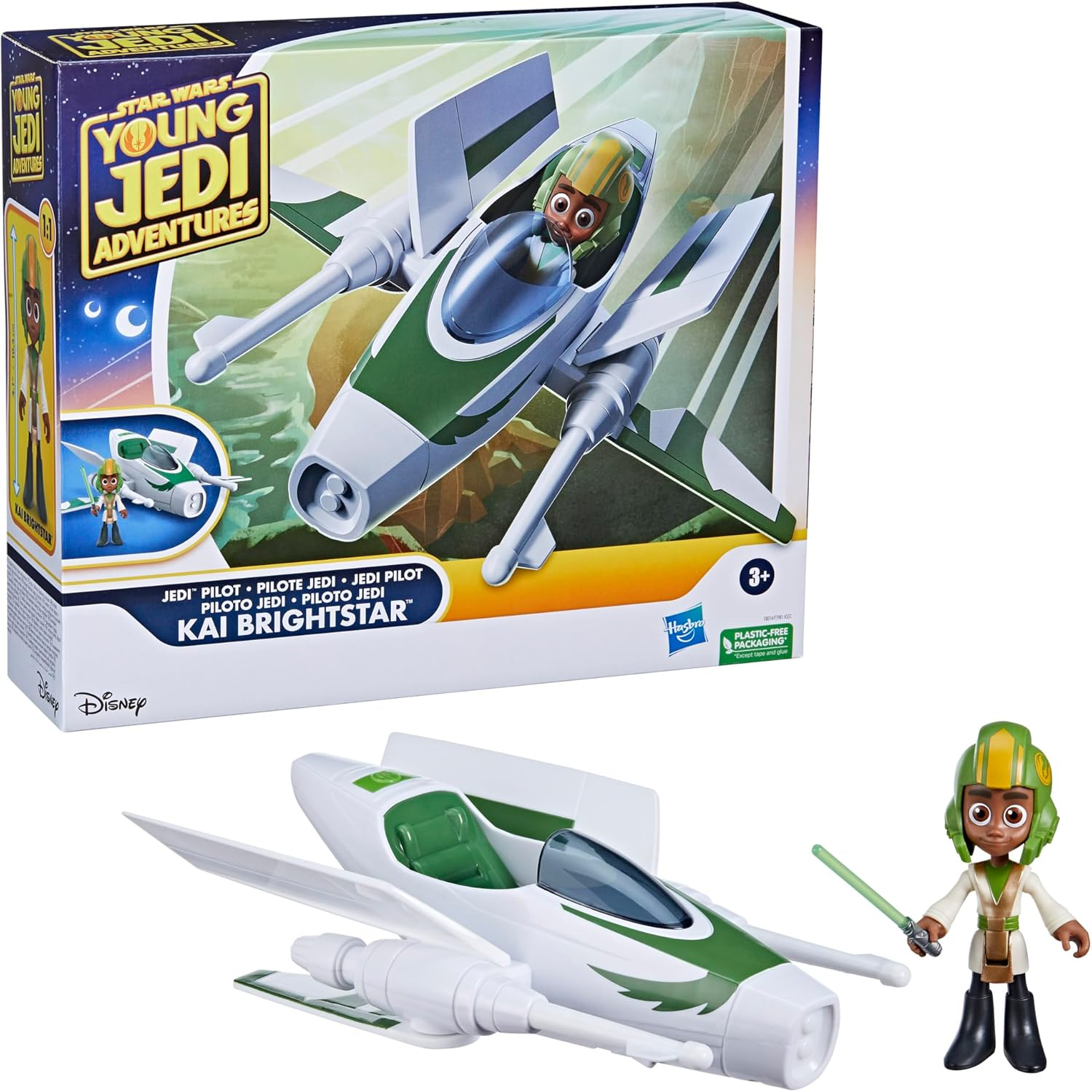 Star Wars Kai Brightstar Jedi Pilot Feature Vehicle with Figure & Ship Toy Ages