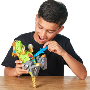 Treasure X Dino Gold Battle Rex Dissection Adventure Toy Set Hunter and Ooze