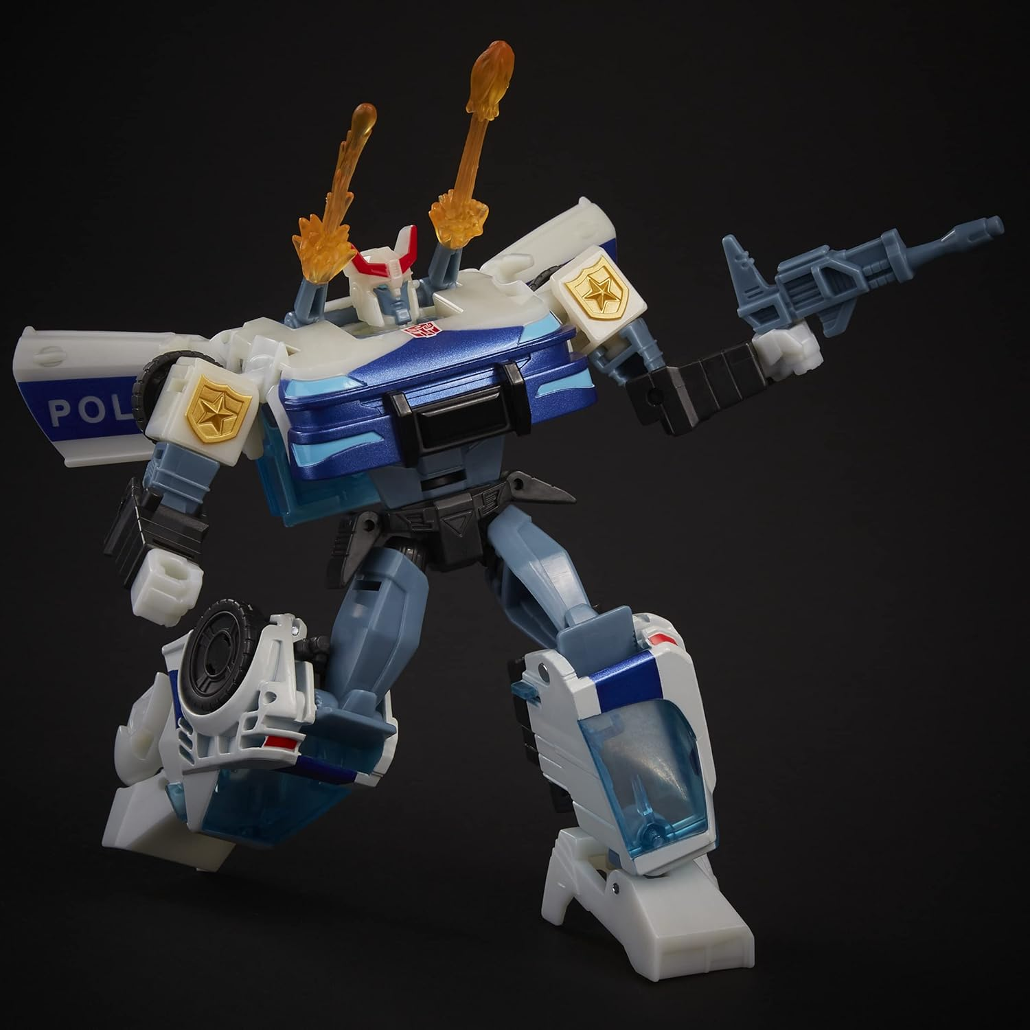 Transformers Bumblebee Cyberverse Prowl 5 Inch Deluxe Robot Car Siren Attack Toy