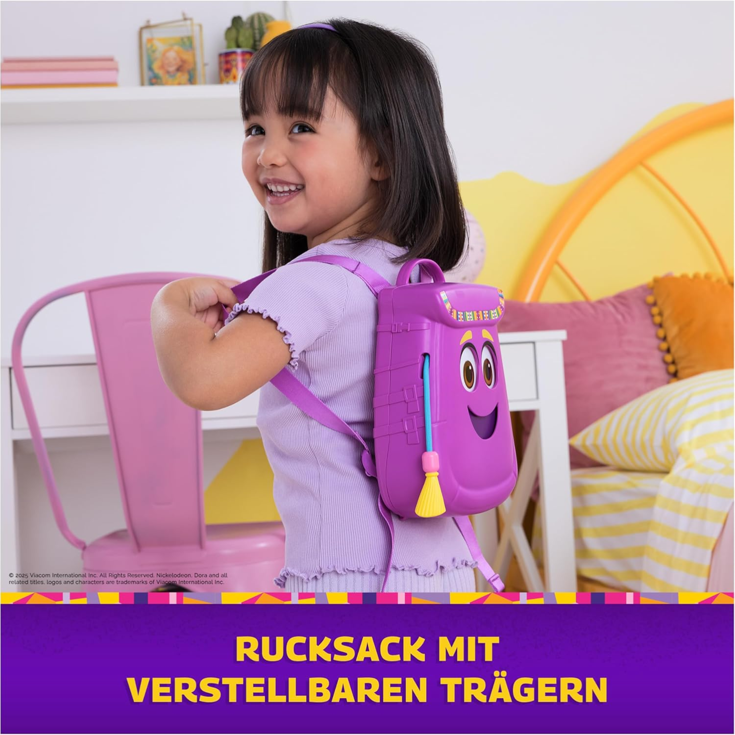 Dora The Explorer My Adventure Backpack With Accessories And Retractable Map