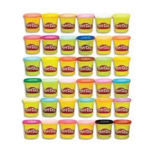 Play Doh Mega Pack 36 Cans Ages 3+ PlayDoh Toy Boys Girls Build Fun Happy Gift