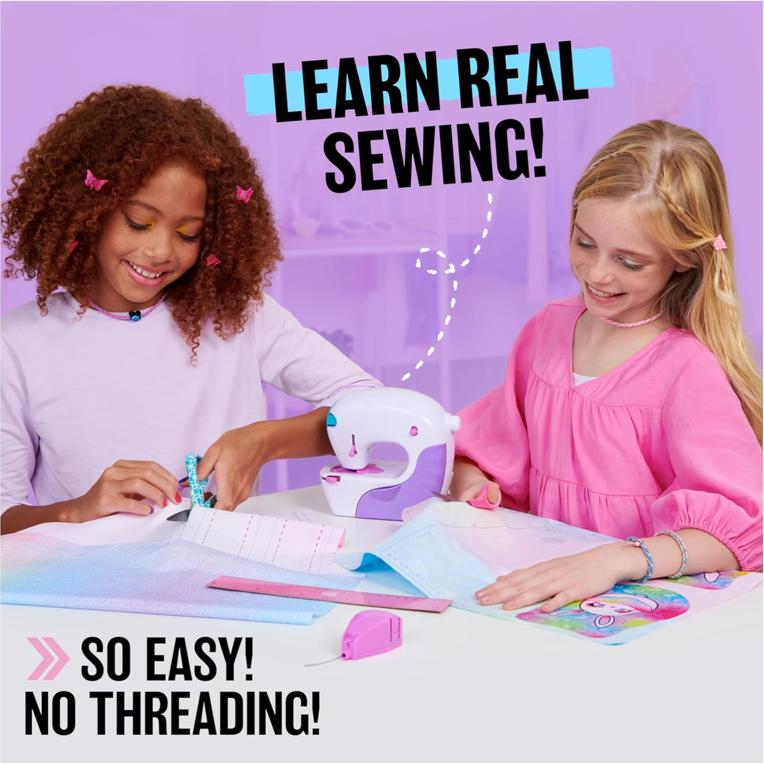 Cool Maker Stitch ‘N Style Refill Sewing Kit Fabric & Transfer Prints Ages 8+