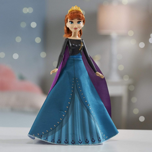 Frozen 2 Anna Queen Transformation Fashion Doll 2 Outfits 2 Hair Styles Ages 3 +