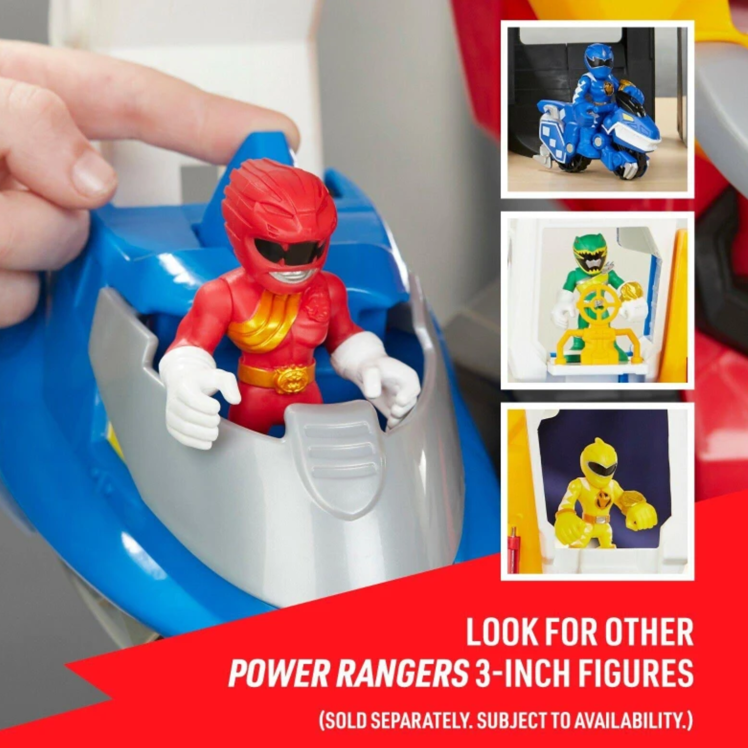 Playskool Heroes Giant 2 Feet Power Rangers Morphin 2-in-1 Megazord Ages 3+ Play