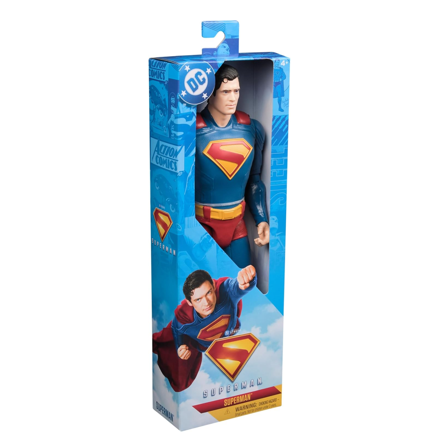 DC Comics Superman 12" Action Figure Toy For Kids Boys Girls Ages 4+ Superhero