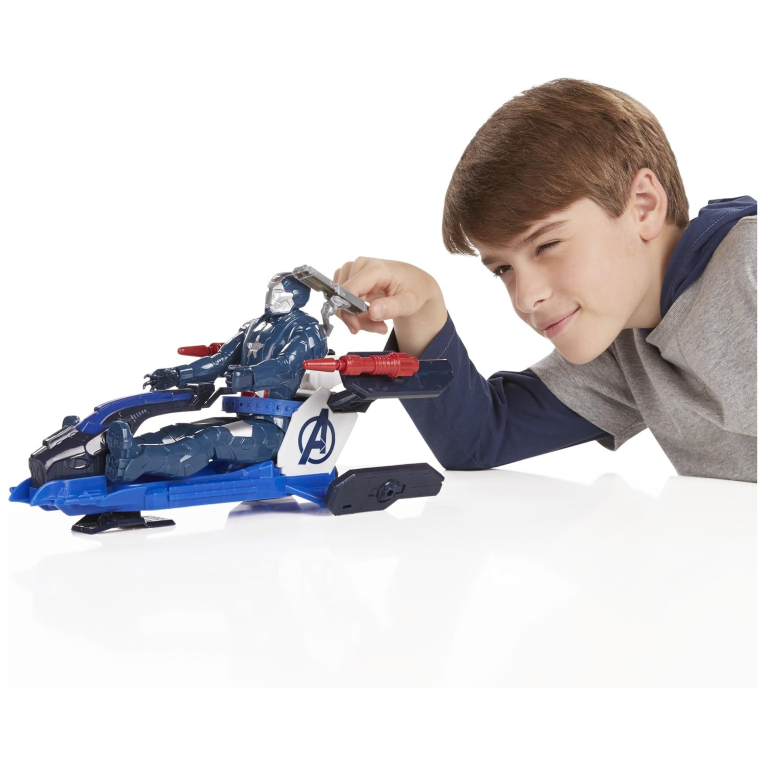 Avengers Titan Hero Series Iron Patriot 12 Inch Figure Arc Thruster Jet