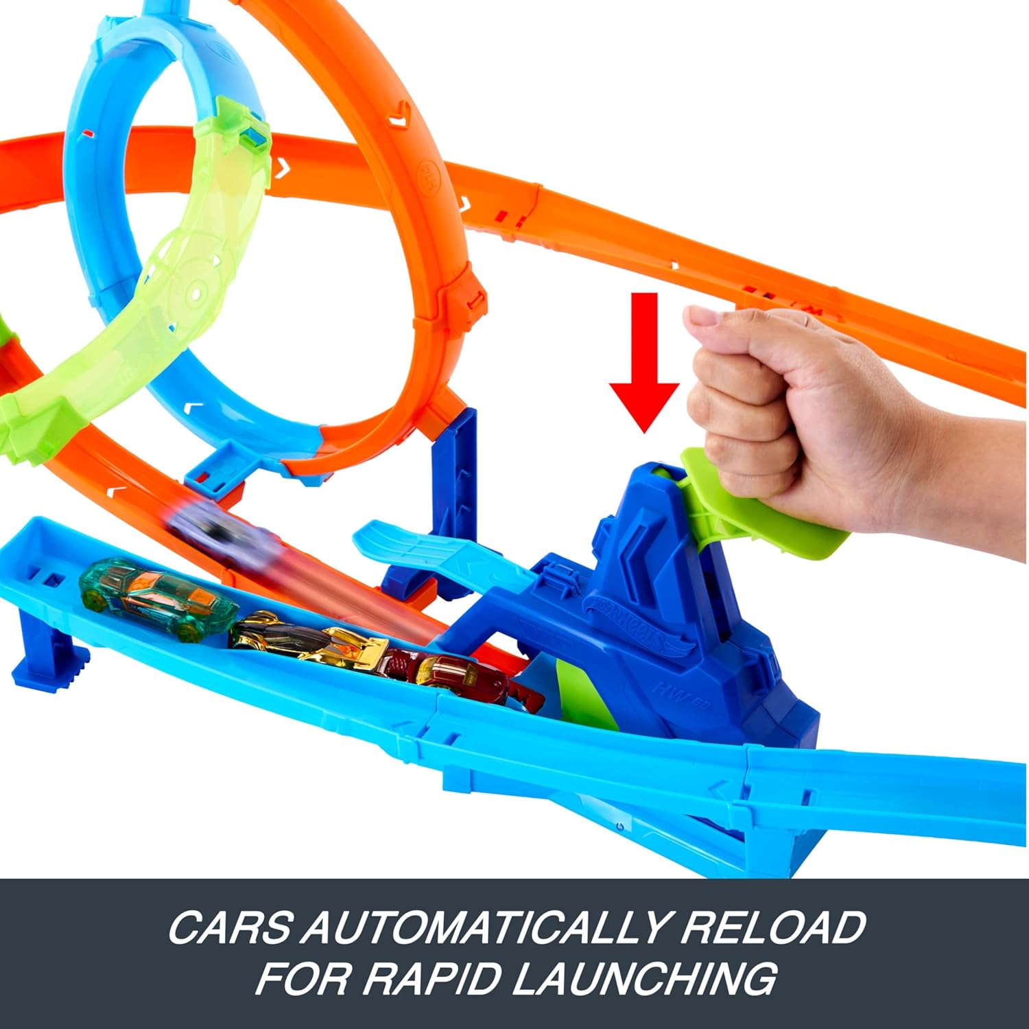 Hot Wheels Toy Car Track Set Stunt Tracks Rapid Cyclone Playset New Toy