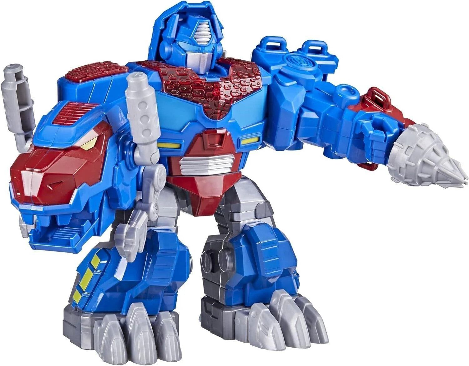 Playskool Transformers Dinobot 9" Optimus Prime T-Rex Tyrannosaurus Rex Dinosaur